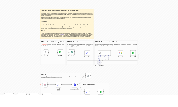 Automate Email Tracking & Generate Pixel for Lead Nurturing with Google Sheet