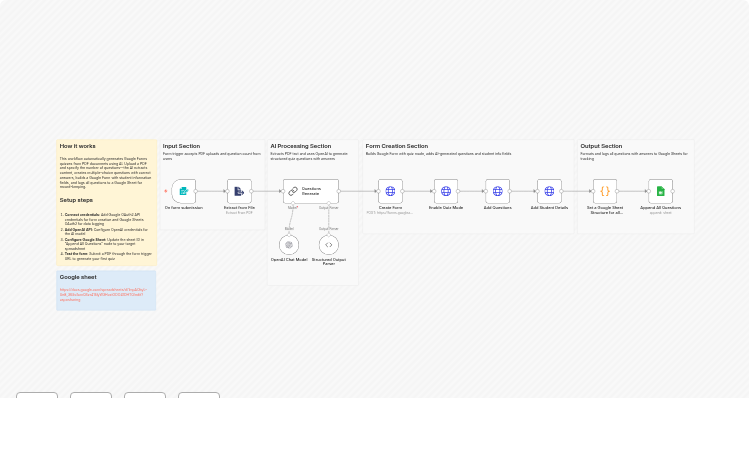 Automate AI-Powered Quiz Generation from PDFs with Google Forms