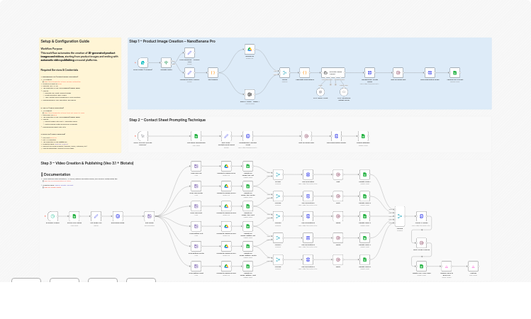 Create AI product images and marketing videos with NanoBanana Pro, Veo 3.1 and Blotato