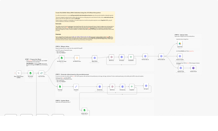 Create AI selfie videos with celebrities using Veo 3.1 and Google Sheets