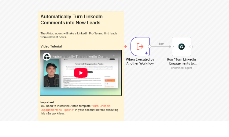 Find leads from LinkedIn posts using Airtop agents