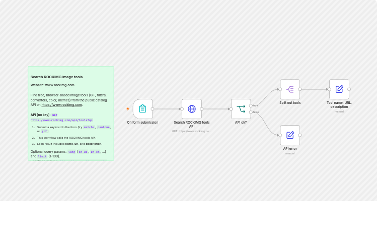 Search ROCKIMG image tools with form input and the public ROCKIMG API